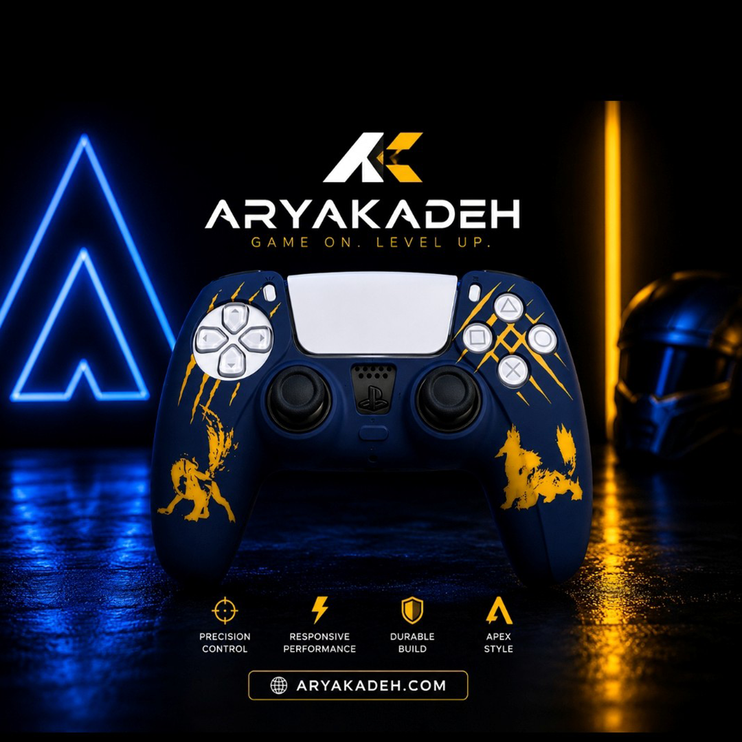 کاور دسته بازی PS5 طرح mortal2