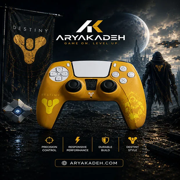 کاور دسته بازی PS5 طرح destiny2