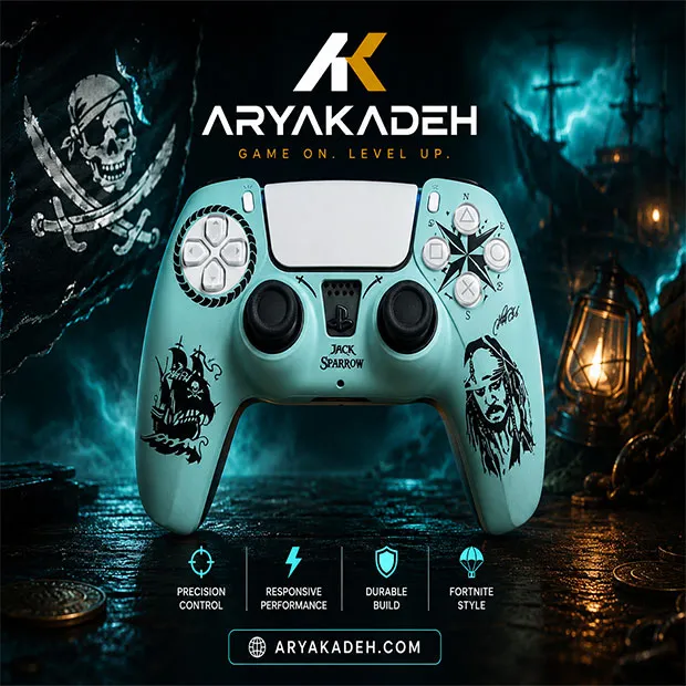 کاور دسته بازی PS5 طرح jack