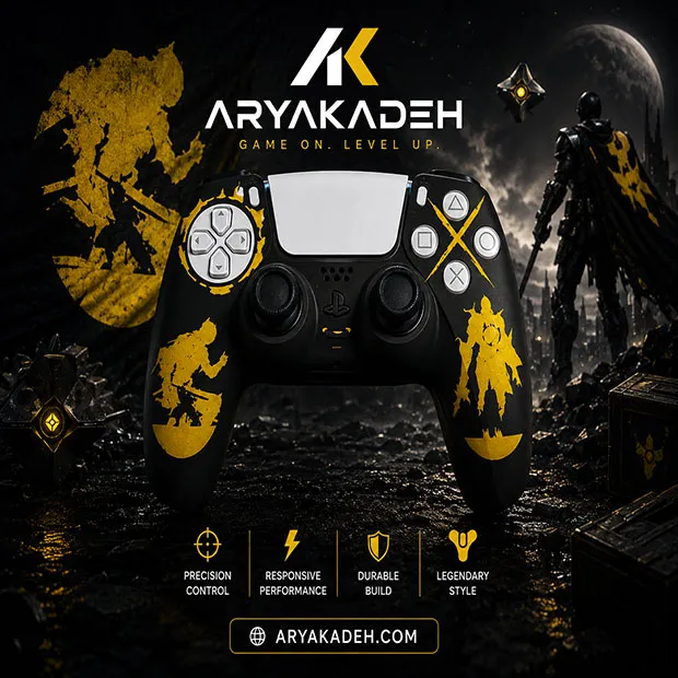 کاور دسته بازی PS5 طرح legendary